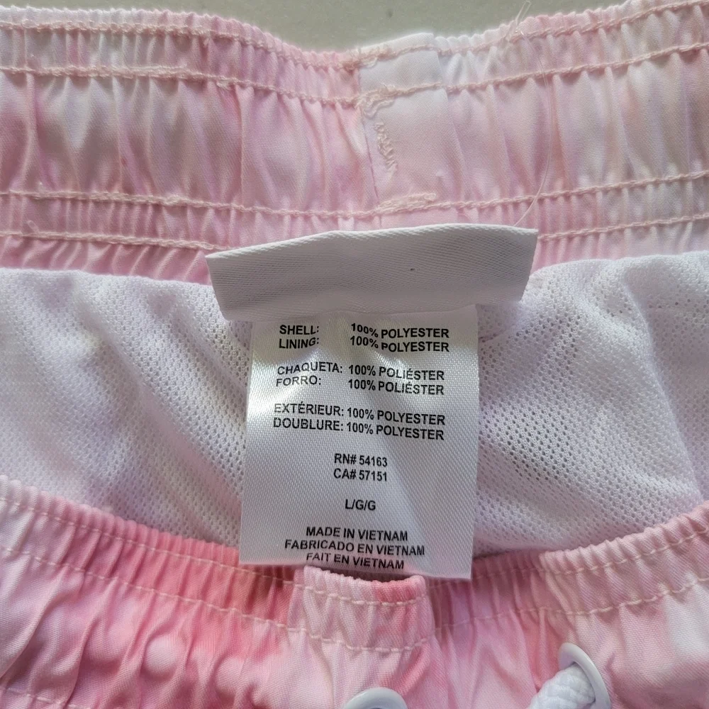 Calvin Klein Pink Tie-Dye Swim Shorts Size‎ L